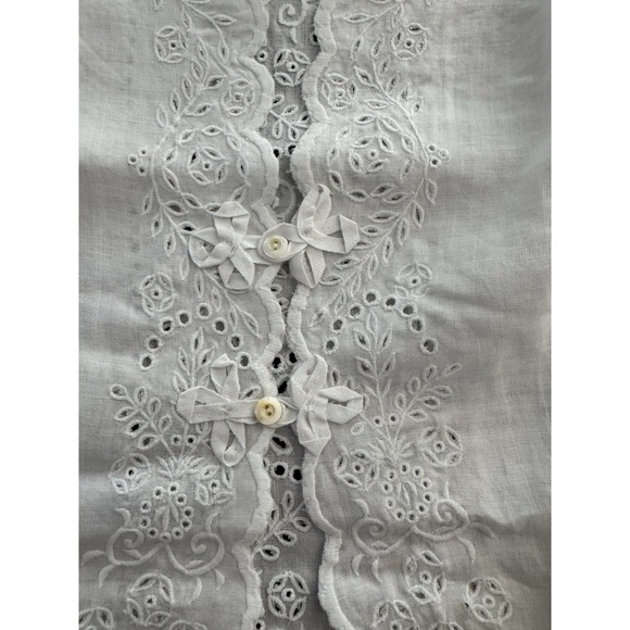 Bode Belvoir Top. 100% Linen $1300. NWT Size M - Picture 9 of 16